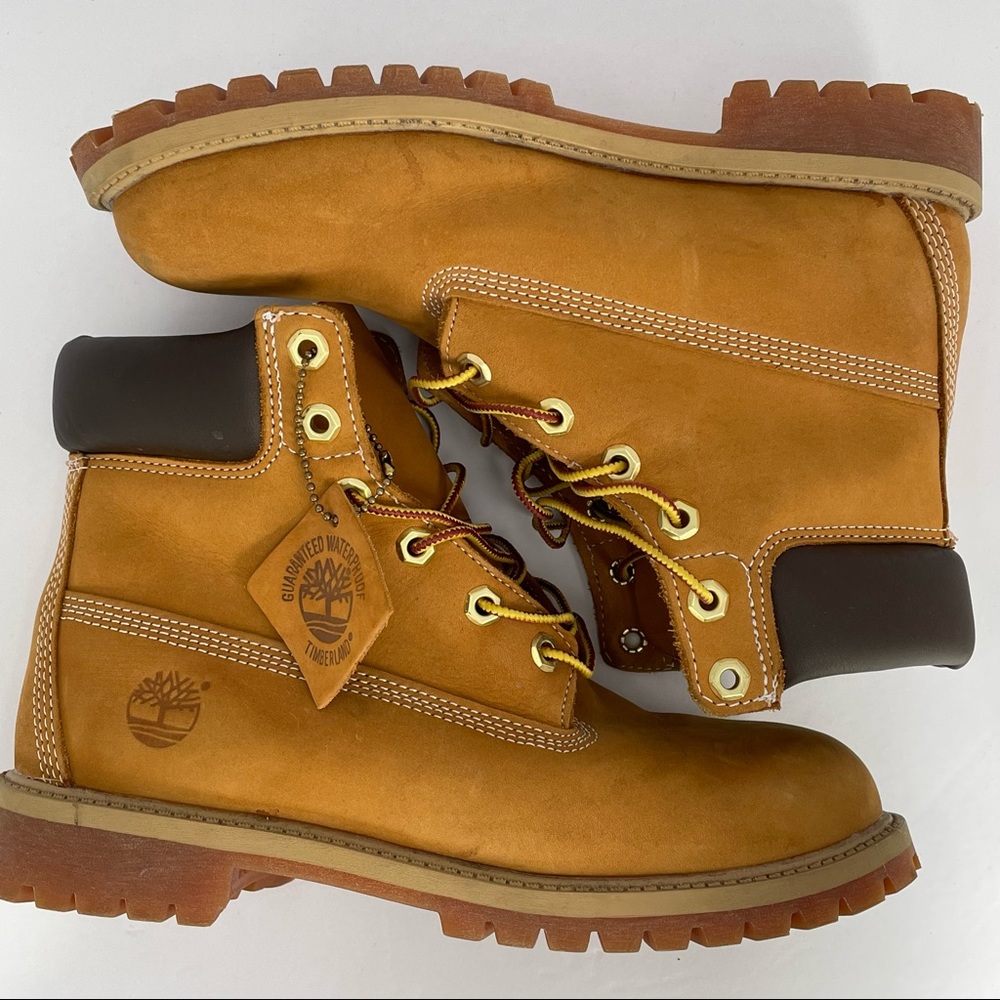 Timberland Premium 6-Inch Waterproof Boots Size 6 Junior
